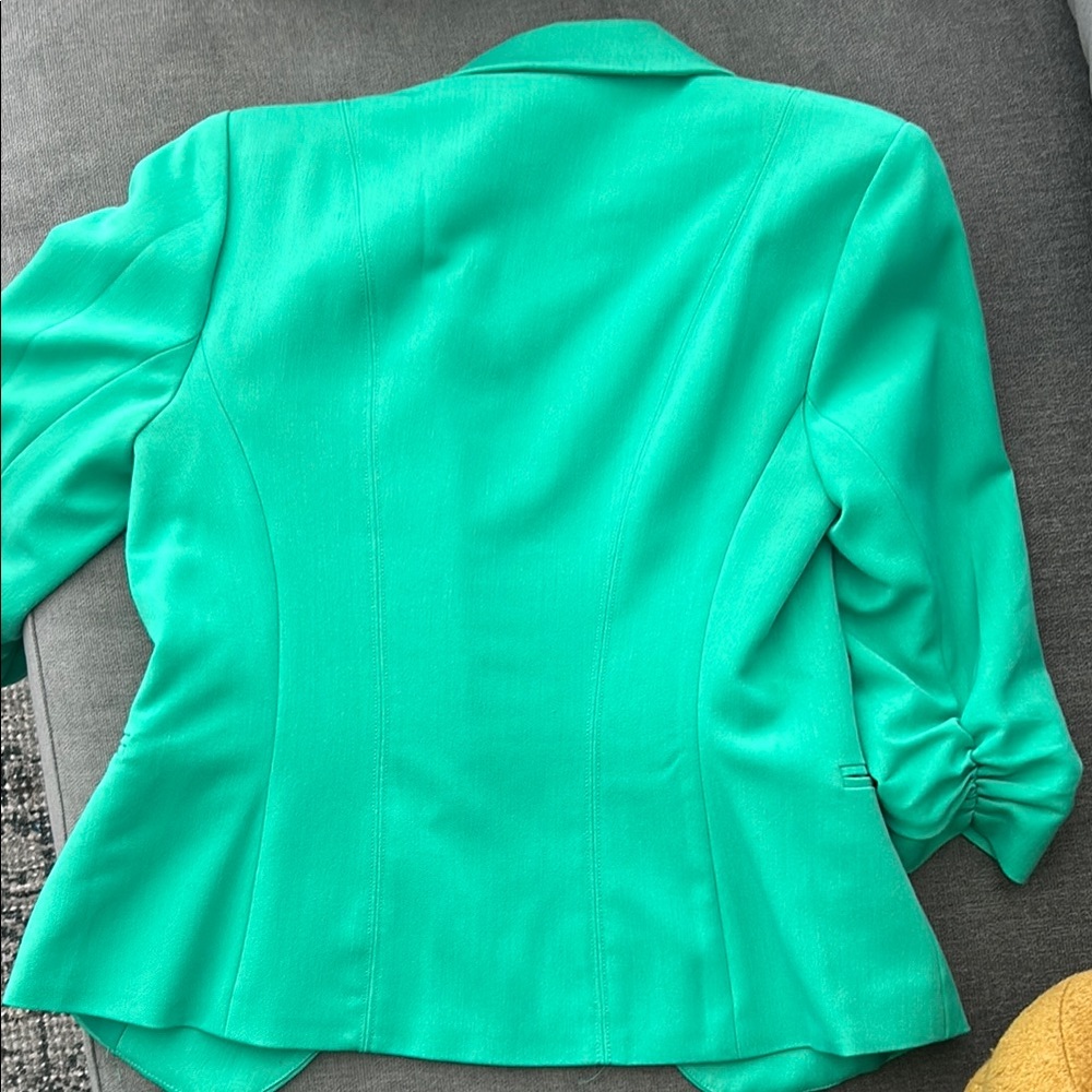 Green Women's Blazer - Picture 6 of 6
